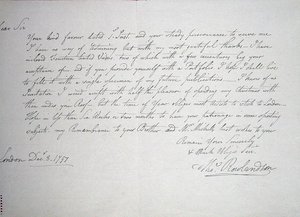La plus ancienne lettre connue de l