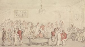 Danse de salon élégante - Thomas Rowlandson