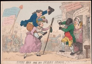 Chacun a son dada, pub. 1784 - Thomas Rowlandson