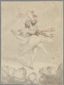 Danseuse avec un tambourin