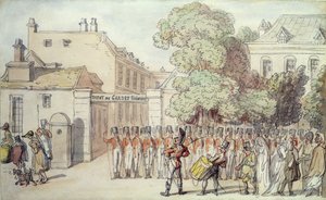 Soldats français en parade
