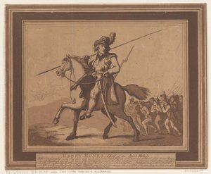 Henry Munro, chef des rebelles irlandais, 1er juillet 1798 - Thomas Rowlandson