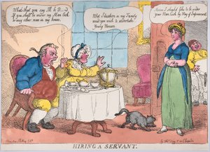 Embaucher un serviteur, 1811