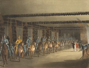 Armurerie de chevaux, Tour de Londres, 1er novembre 1809 - Thomas Rowlandson