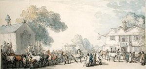 Foire aux chevaux, Southampton - Thomas Rowlandson