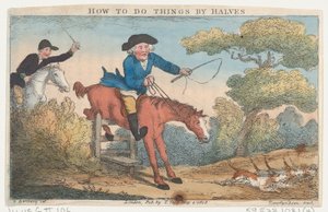 Comment faire les choses à moitié, 4 mai 1808 - Thomas Rowlandson