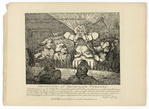 Imitations et théâtre de drôlerie, extraites du Tour des Hébrides de Boswell - Thomas Rowlandson