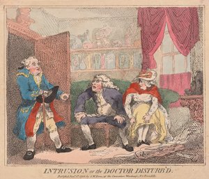 Intrusion ou le docteur dérangé, pub. 1786