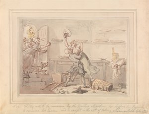 Kitty Overcome - Thomas Rowlandson