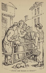 Couteaux et ciseaux à aiguiser? - Thomas Rowlandson