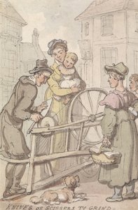 Couteaux ou ciseaux à affûter - Thomas Rowlandson