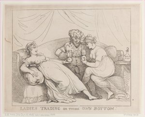 Dames commerçant par elles-mêmes