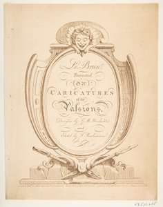 Le Brun Travesti, ou Caricatures des Passions - Thomas Rowlandson