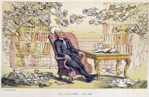 Le rêve du docteur - dans « Les trois tours du docteur Syntax : à la recherche du pittoresque, de la consolation et d