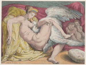 Léda et le cygne, 1799 - Thomas Rowlandson