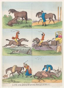 Vie et mort du cheval de course, 25 septembre 1811 - Thomas Rowlandson