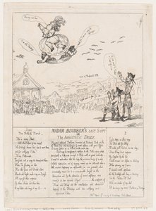 Le dernier recours de Madame Blubber ou Le Dilly aérostatique, 29 avril 1784 - Thomas Rowlandson