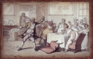 Folie à la table du dîner