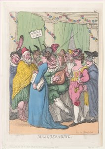 Mascarade - Thomas Rowlandson