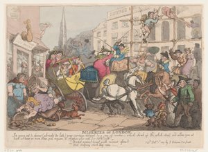 Misères de Londres : Sortir dîner, 1er février 1807