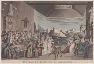 Exposition de Lapons de M. Bullock, 8 février 1822 - Thomas Rowlandson