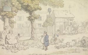 M. et Mme Jolly dans leur maison de campagne - Thomas Rowlandson