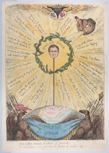 Napoléon Le Grand, 2 décembre 1813 - Thomas Rowlandson