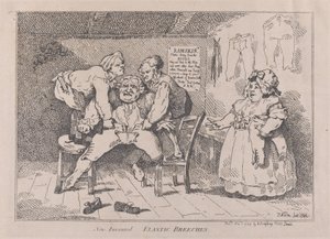 Nouveaux pantalons élastiques inventés, 1er novembre 1784