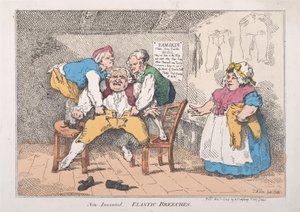 Nouveaux pantalons élastiques inventés, 1er novembre 1784