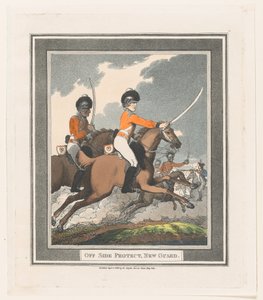 Protection latérale, nouvelle garde, 1er septembre 1798 - Thomas Rowlandson
