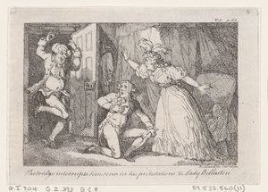 La perdrix interrompt Tom Jones dans ses protestations à Lady Bellaston, de L