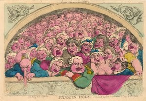 Pigeon Hole, une astuce de jardin de couvent pour enfermer les dieux, 1811