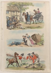 Planche 12, du Monde en miniature, 1816 - Thomas Rowlandson