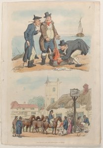 Planche 7, du Monde en miniature, 1816 - Thomas Rowlandson