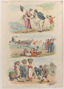 Planche 8, du Monde en miniature, 1816 - Thomas Rowlandson