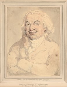 Portrait de Joseph Munden, buste, en manteau couleur buff