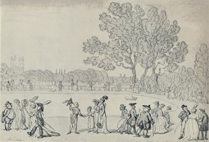 Promenade dans le Green Park, 1808, 1920 - Thomas Rowlandson