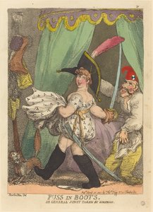 Le Chat Botté, ou le Général Junot pris par Surprise - Thomas Rowlandson