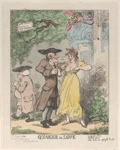Quaker amoureux - Thomas Rowlandson
