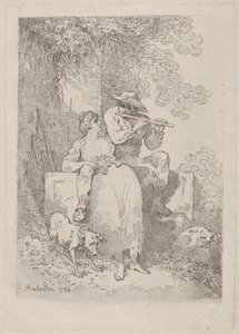 Repos du travail par jours ensoleillés - Thomas Rowlandson