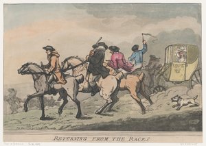 Retour des courses, 1er décembre 1791 - Thomas Rowlandson