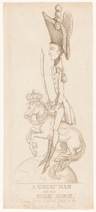 Statue équestre de Napoléon, 1804 - Thomas Rowlandson
