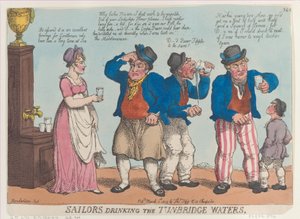 Marins buvant les eaux de Tunbridge, 1er mars 1815