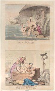 Eau salée et eau douce, 25 mars 1800 - Thomas Rowlandson