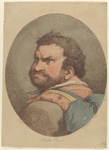 Sancho Panza, de Don Quichotte, vers 1776 - Thomas Rowlandson