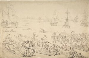Port maritime - Thomas Rowlandson
