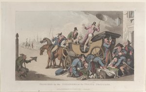 Fouillé par les douaniers aux frontières françaises, du Journal des voyages sentimentaux