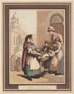Ensemble de huit (6) : Cris de Londres - Thomas Rowlandson