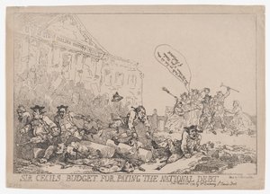 Le Budget de Sir Cecil pour payer la dette nationale, 30 mars 1784