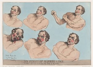 Six étapes pour marier un visage - Thomas Rowlandson